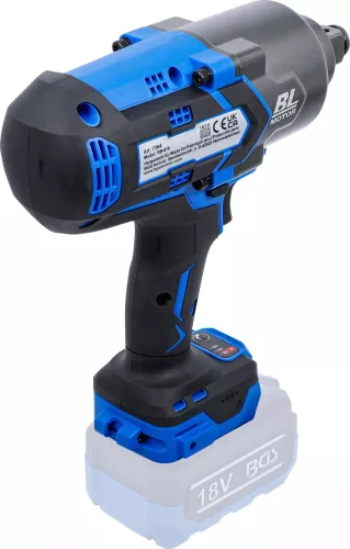 BGS technic Akkumulátoros ütvecsavarozó készlet | kefe nélküli | 1200 Nm | 18 V | akkumulátorral és gyorstöltővel (7391)
