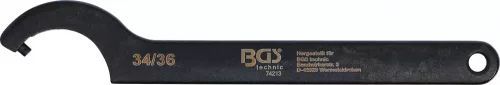 BGS technic Körmöskulcs csappal, 34 - 36 mm (74213)