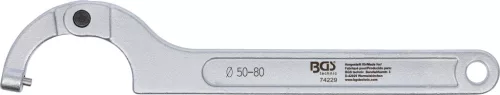 BGS technic Csuklós Körmöskulcs csappal, 50 - 80 mm (74229)