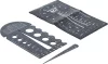 BGS technic Csavar- és menetsablon | metrikus | M3 - M20, 0,5 - 13,00 mm (74247)