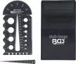 BGS technic Csavar- és menetsablon | metrikus | M3 - M20, 0,5 - 13,00 mm (74247)