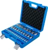BGS technic Behajtófej-készlet | 6,3 mm (1/4") / 10 mm (3/8") / 12,5 mm (1/2") | Belső hatszögletű 2 - 19 mm / 1/4 - 9/16" | Metrikus és coll méretek | 32 darabos (74258)