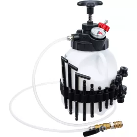   BGS DIY Hajtóműolaj-betöltő készülék kézi pumpával | 12 adapterrel | 3 l (74264)