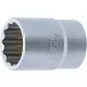 BGS technic 3/4" Dugókulcs, 12-szögű, 27 mm (BGS 7427)