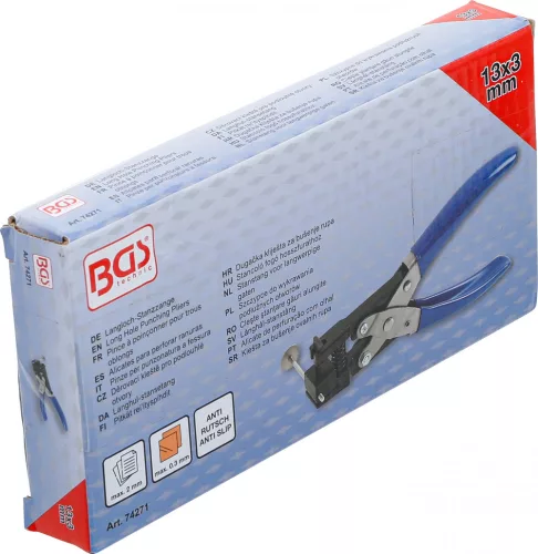 BGS technic Stancoló fogó hosszfurathoz | 13 x 3 mm (BGS 74271)