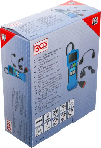 BGS technic OBD 2 (EOBD) hibakódolvasó, tehergépkocsikhoz (74273)