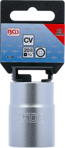 BGS technic 3/4" Dugókulcs, 12-szögű, 27 mm (BGS 7427)