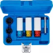 BGS technic Légkulcsfej- és spirálbites dugókulcsbetét-készlet | 12,5 mm (1/2") | 17 - 21 mm | 7 darabos (74297)