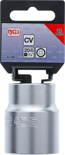 BGS technic 3/4" Dugókulcs, 12-szögű, 32 mm (BGS 7432)