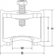 BGS technic Fékrudazattányér-lehúzó | Haldex-fékhez | 160 mm (74330)