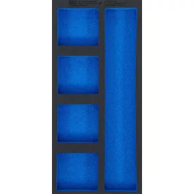   BGS technic Műhelykocsi-betét 1/3, üres: 5 tárolórekesz | 408 x 189 x 32 mm (74362)