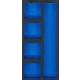 BGS technic Műhelykocsi-betét 1/3, üres: 5 tárolórekesz | 408 x 189 x 32 mm (74362)