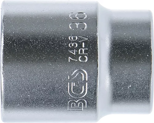 BGS technic Dugókulcsfej, 12 szögű, 36 mm, 3/4" meghajtás, CrV acél (BGS 7436)