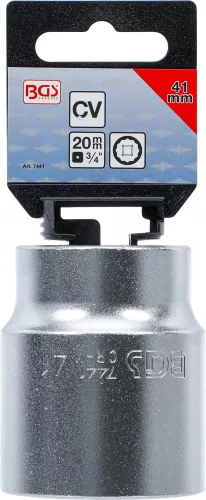 BGS technic 3/4" Dugókulcs, 12-szögű, 41 mm (BGS 7441)