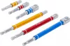 BGS technic Adapterkészlet fúrógépekhez | színes | Külső hatszögletű kulcsnyílású hajtás 6,3 mm (1/4") | Külső hatszögletű 6,3 mm (1/4"), 10 mm (3/8"), 12,5 mm (1/2")| 75 - 150 mm | 6 darabos (74424)