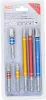BGS technic Adapterkészlet fúrógépekhez | színes | Külső hatszögletű kulcsnyílású hajtás 6,3 mm (1/4") | Külső hatszögletű 6,3 mm (1/4"), 10 mm (3/8"), 12,5 mm (1/2")| 75 - 150 mm | 6 darabos (74424)