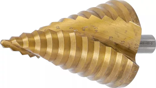 BGS technic Lépcsős fúró | titánnal ötvözött nitrátozott | Ø 6 - 60 mm (74429)