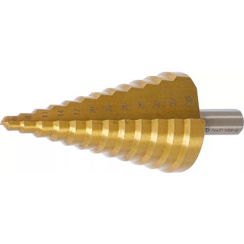   BGS technic Lépcsős fúró | titánnal ötvözött nitrátozott | Ø 6 - 38 mm (74431)