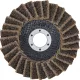 BGS technic Legyező alakú csiszolótárcsa | Flíz | Ø 125 mm | 80-as szemcsefinomság (BGS 74472)