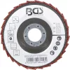 BGS technic Legyező alakú csiszolótárcsa | Flíz | Ø 115 mm | 120-as szemcsefinomság (BGS 74473)