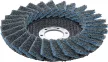 BGS technic Legyező alakú csiszolótárcsa | Flíz | Ø 125 mm | 240-as szemcsefinomság (BGS 74476)