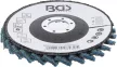 BGS technic Legyező alakú csiszolótárcsa | Flíz | Ø 125 mm | 240-as szemcsefinomság (BGS 74476)
