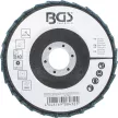 BGS technic Legyező alakú csiszolótárcsa | Flíz | Ø 125 mm | 240-as szemcsefinomság (BGS 74476)