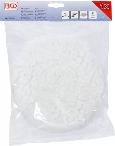 BGS technic Polírozó készlet | húzózsinórral | Ø 175 mm (74478)