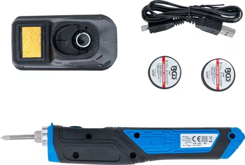 BGS technic Akkumulátoros forrasztópáka | 8 W | töltőállomással (BGS 74485)