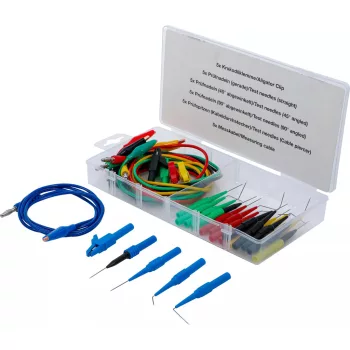   BGS technic Mérőkábel- és mérőcsúcs-készlet | 30 darabos (74500)