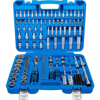   BGS technic Dugókulcskészlet | 6,3 mm (1/4") / 12,5 mm (1/2") | 150 darabos (BGS 74518)