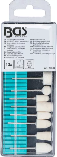 BGS technic Polírozó készlet | 13 darabos (74532)