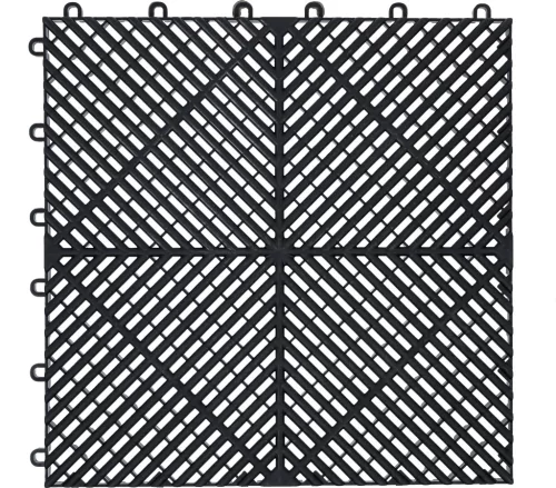 BGS technic Műanyag csempe készlet | kattintás rendszer | 400 x 400 x 18 mm | 10 darabos (74546)