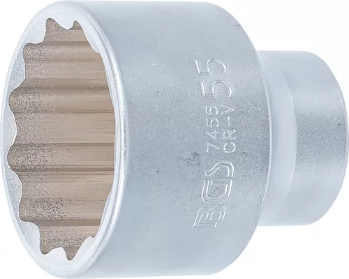 BGS Technic 3/4" dugókulcs fej | tizenkétszögletű | 55 mm (BGS 7455)