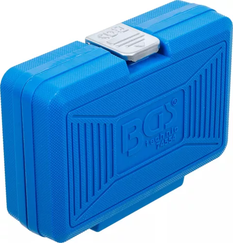 BGS technic Levegős dugókulcskészlet | E-profil Plus | 6,3 mm (1/4") / 10 mm (3/8") / 12,5 mm (1/2") | EP4 - E32 | 19 darabos (74554)