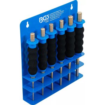   BGS technic Sasszegkiütő készlet | kézvédővel | 180 mm | 3 - 8 mm | 6 darabos (74591)