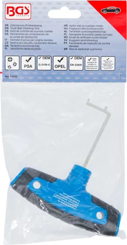 BGS technic Fogasszíj-ellenőrzőszerszám | 1.0 L és 1.2 L PSA-motorokhoz (74609)