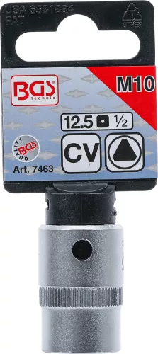 BGS technic Háromszög dugókulcs, M10 (15 mm), 1/2" (BGS 7463)
