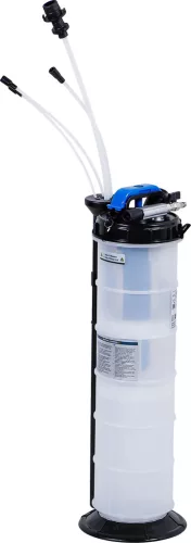 BGS technic Folyadékleszívó vákuumpumpa kézi és pneumatikus működéssel, 10 liter, 5 részes (BGS 74667)