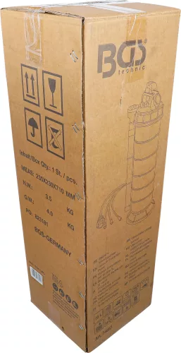 BGS technic Folyadékleszívó vákuumpumpa kézi és pneumatikus működéssel, 10 liter, 5 részes (BGS 74667)