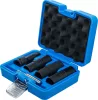 BGS technic Speciális levegős, fordítóbetétes dugókulcskészlet | hatszögletű és csavarhúzó 17 - 19 - 21 mm | 12,5 mm (1/2") | 3 darabos (BGS 7467)