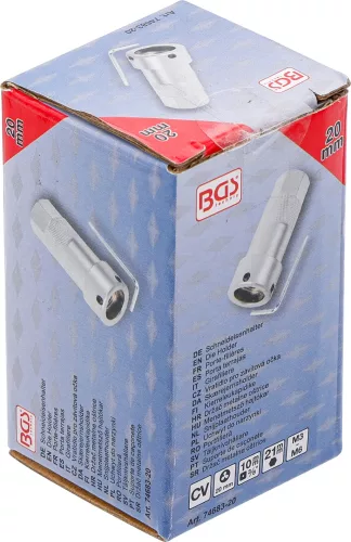 BGS technic Menetmetszőtartó 20 mm-es menetmetszőkhöz, 3/8” racsnis meghajtással (BGS 74683-20)