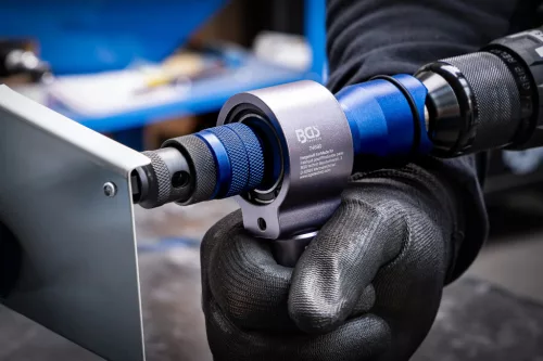 BGS technic Szegecsanya- és popszegecs behúzó adapter fúrógéphez, M3–M12 / Ø2,4–6,4 mm (BGS 74690)