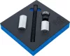 BGS technic Dízel injektor kihúzó készlet Ford 2,0 EcoBlue motorokhoz, 4 részes, műhelykocsi-betétben (BGS 74692)