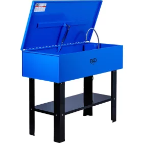   BGS technic Alkatrészmosó berendezés 150 literes tartállyal, zárt acél műhelykivitel (BGS 74697)