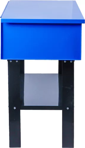 BGS technic Alkatrészmosó berendezés 150 literes tartállyal, zárt acél műhelykivitel (BGS 74697)