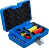 BGS technic Spirálbites dugókulcsbetét készlet/ csavarkiszedő és légkulcsfej-készlet, 1/2", 17 / 19 / 21 mm, 7 darabos (7510)