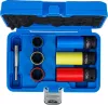 BGS technic Spirálbites dugókulcsbetét készlet/ csavarkiszedő és légkulcsfej-készlet, 1/2", 17 / 19 / 21 mm, 7 darabos (7510)