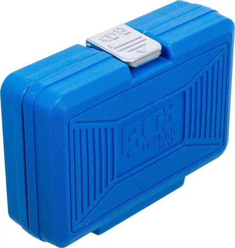 BGS technic Spirálbites dugókulcsbetét készlet/ csavarkiszedő és légkulcsfej-készlet, 1/2", 17 / 19 / 21 mm, 7 darabos (7510)