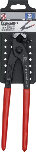 BGS DIY Harapófogó (Rabitz fogó), DIN ISO 9242A, 220mm hosszú (BGS 75825)